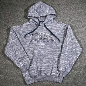 Pacific & Co Outer Banks North Carolina Hoodie Gray Heathered Pullover Small